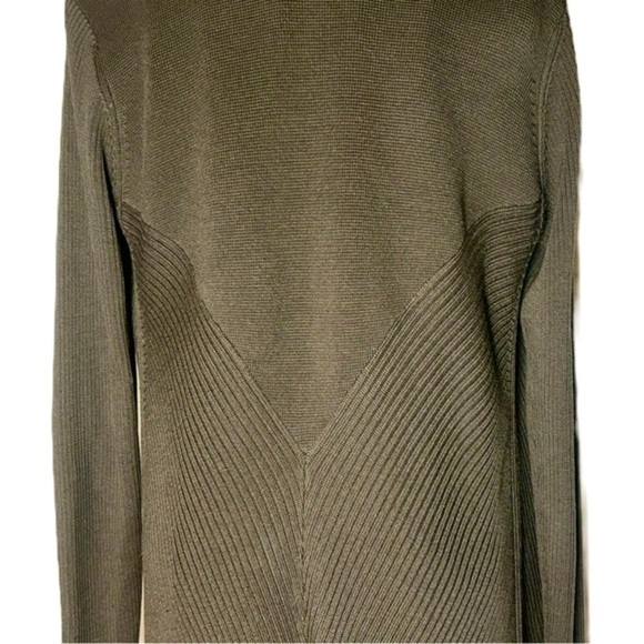 Eileen Fisher Chocolate Brown Silk/Cotton Knit Drapey Oversized Open Cardigan XS - Picture 10 of 16